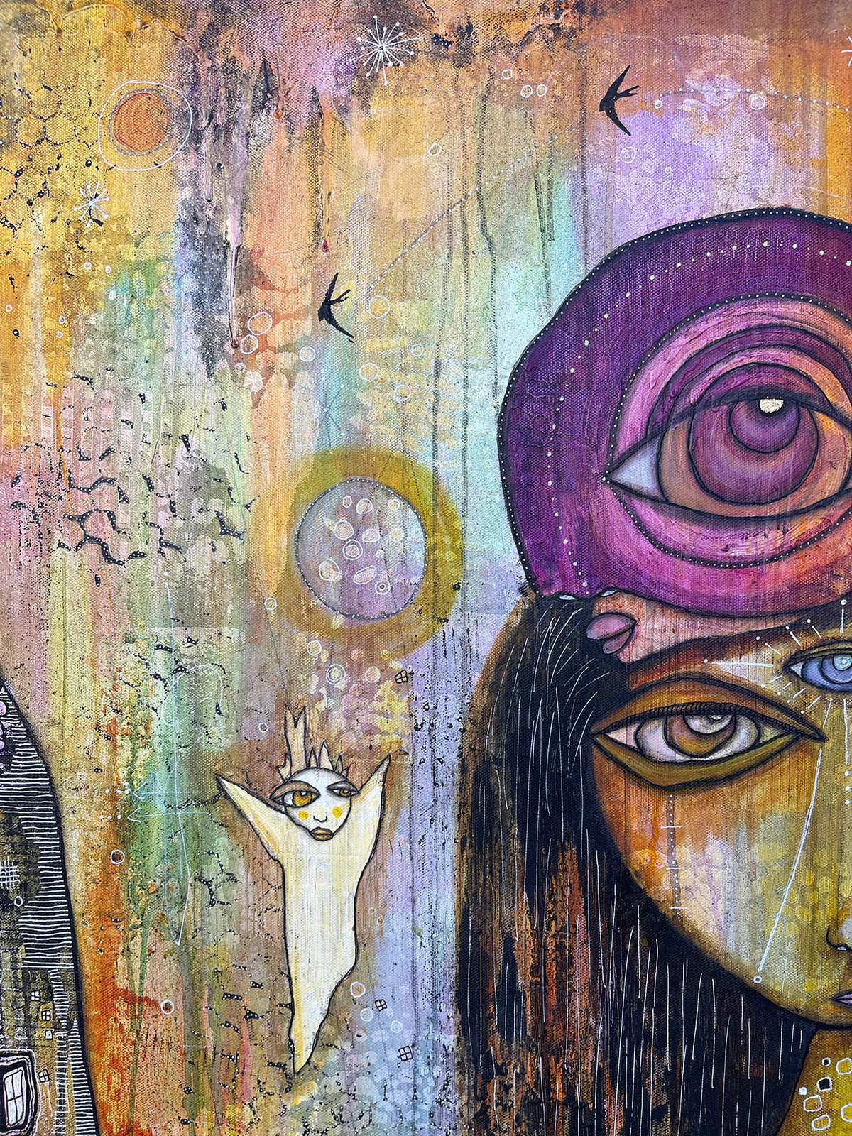 Fine Art on canvas &quot;The long road to finding me&quot;