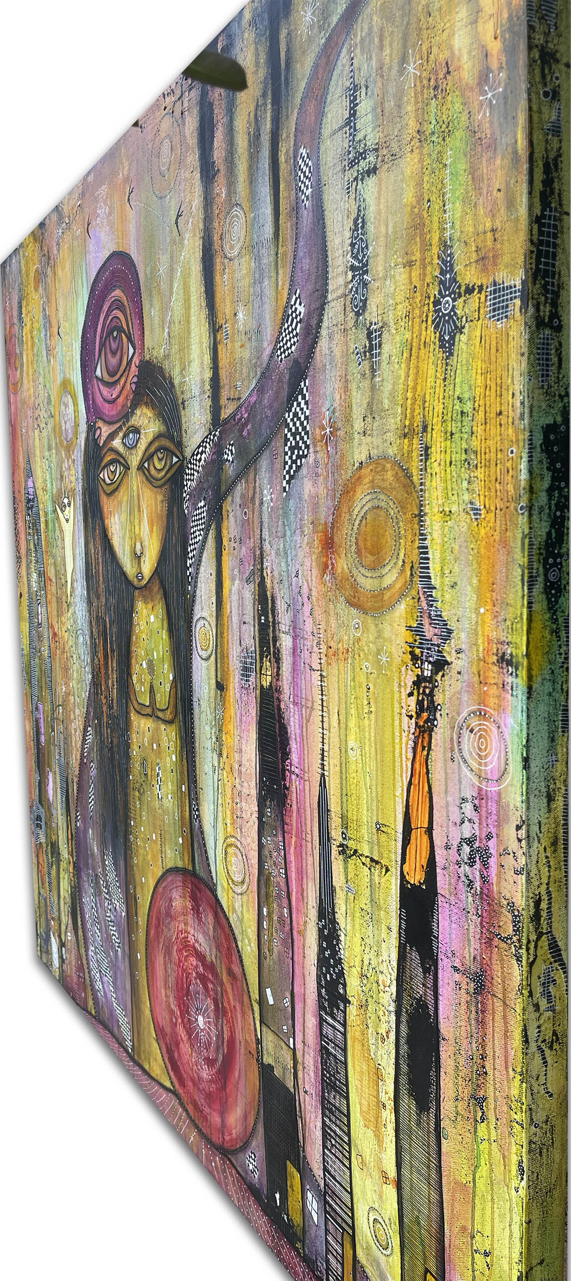 Fine Art on canvas &quot;The long road to finding me&quot;