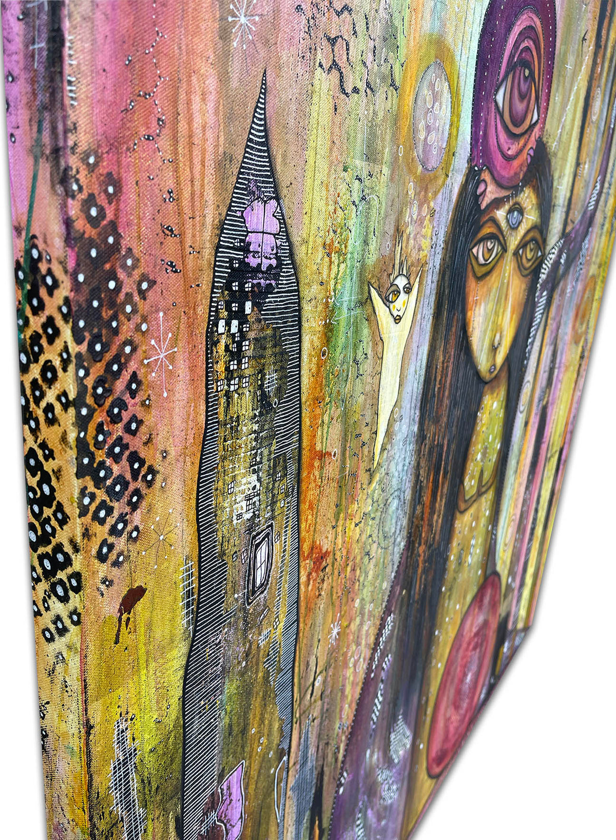 Fine Art on canvas &quot;The long road to finding me&quot;