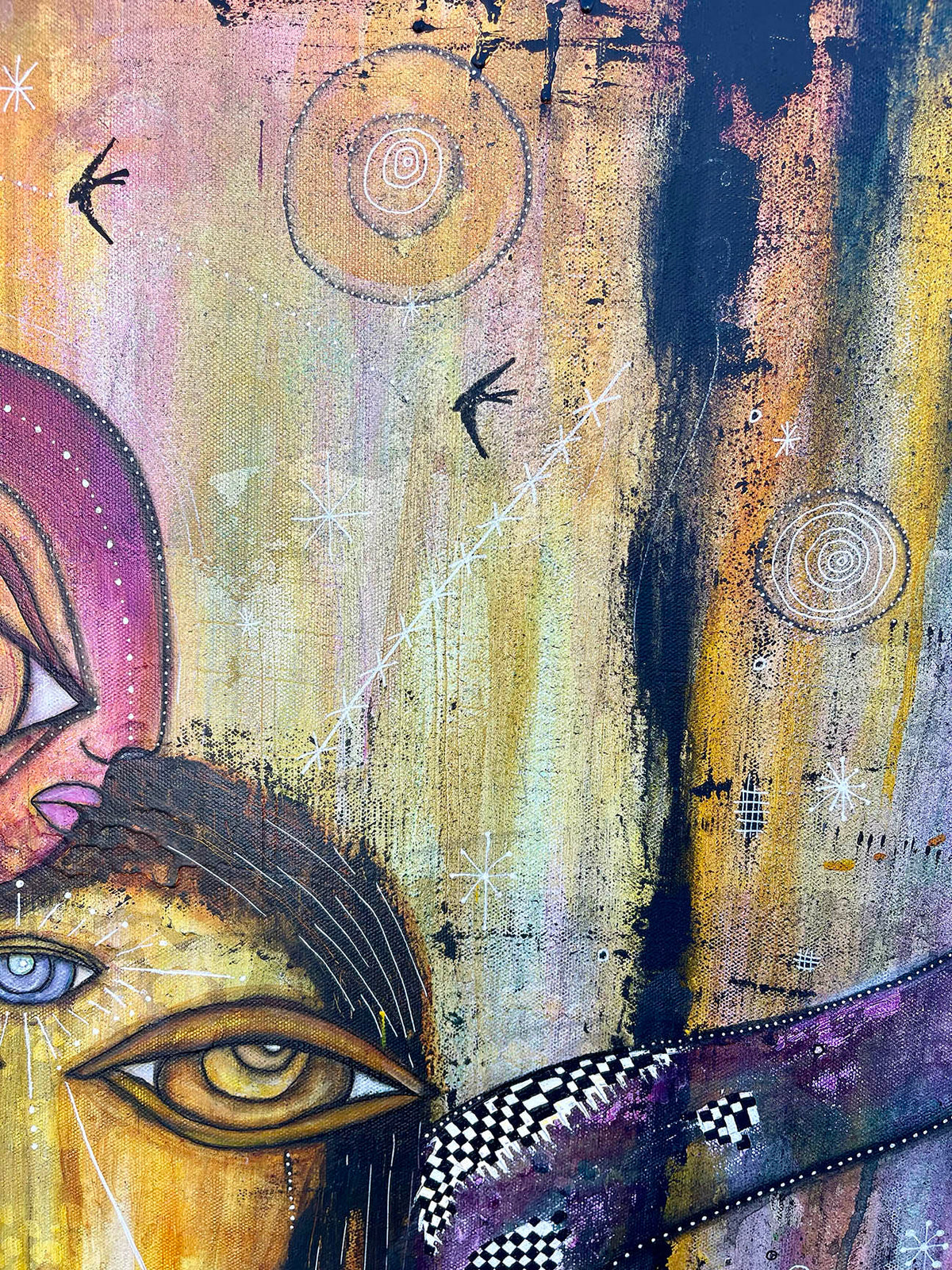 Fine Art on canvas &quot;The long road to finding me&quot;