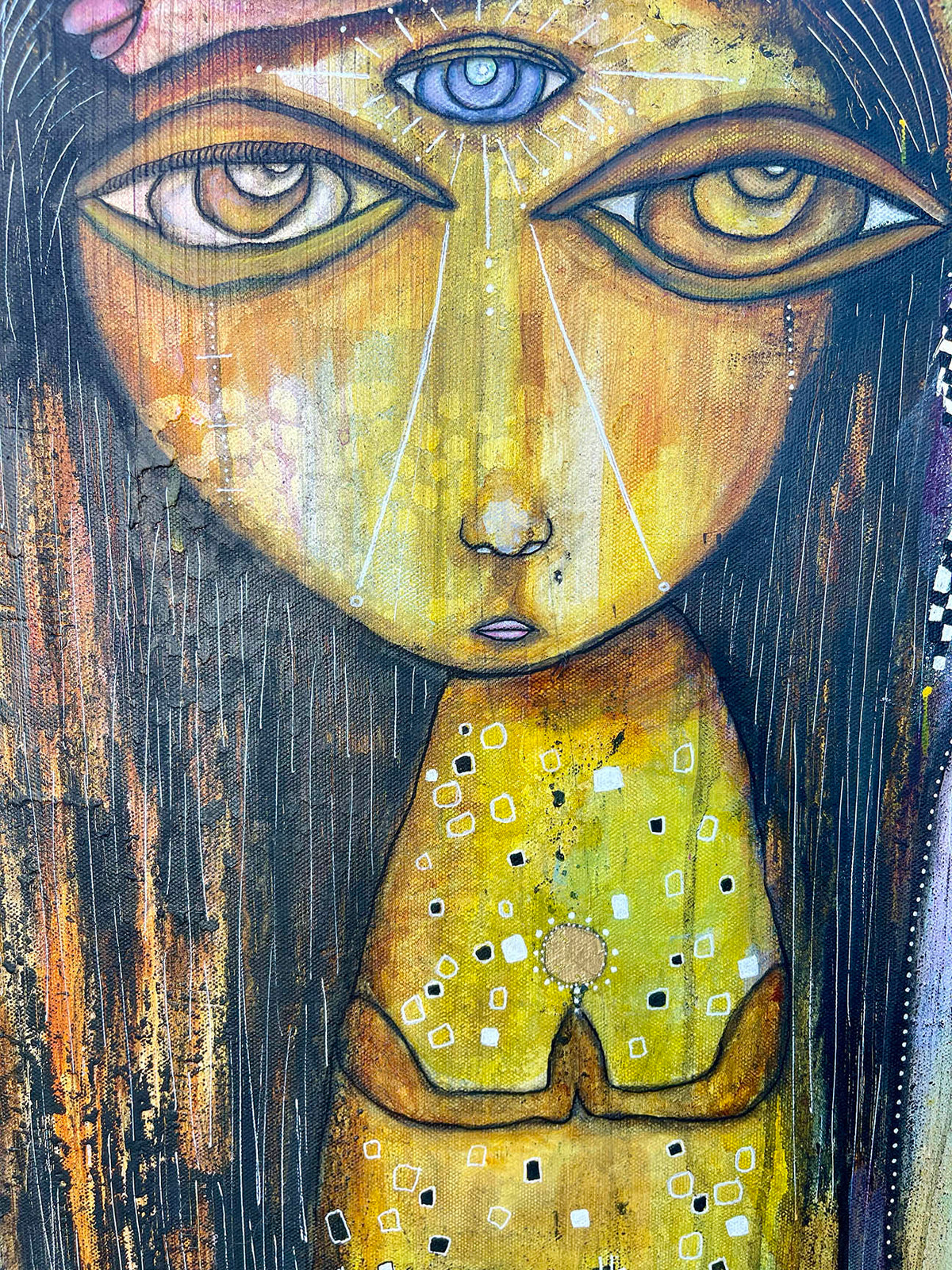 Fine Art on canvas &quot;The long road to finding me&quot;