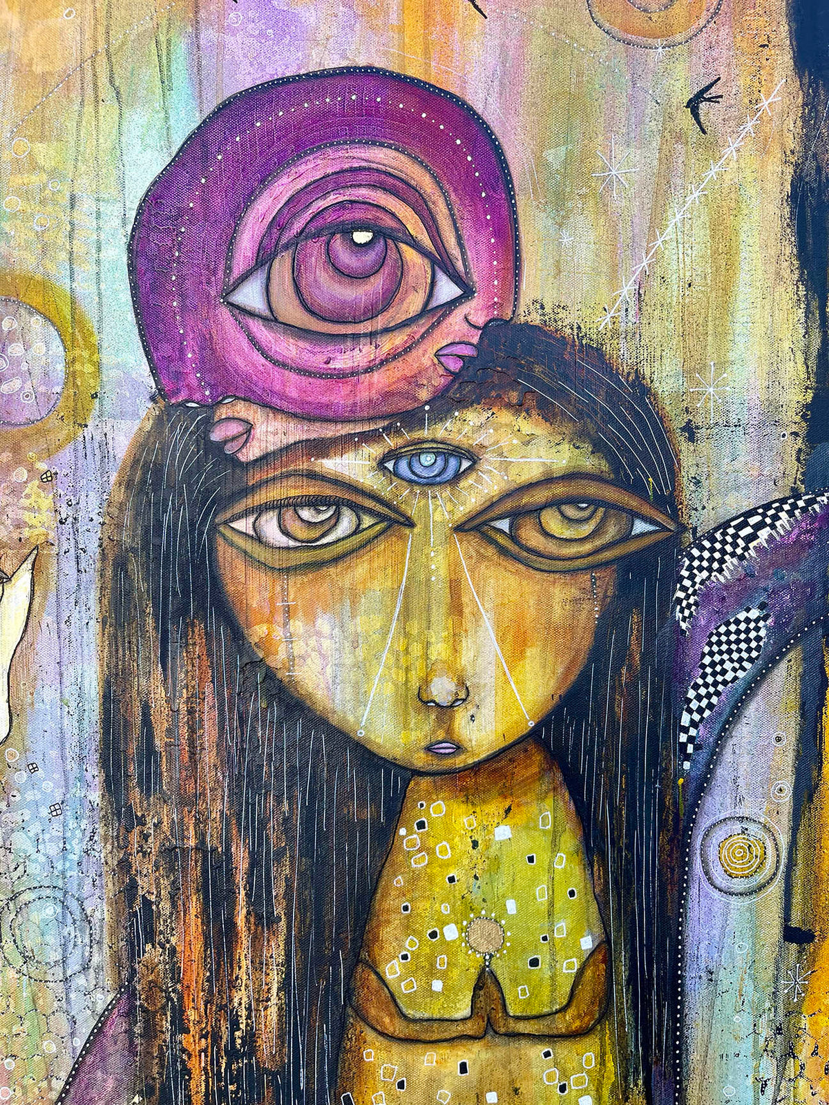 Fine Art on canvas &quot;The long road to finding me&quot;