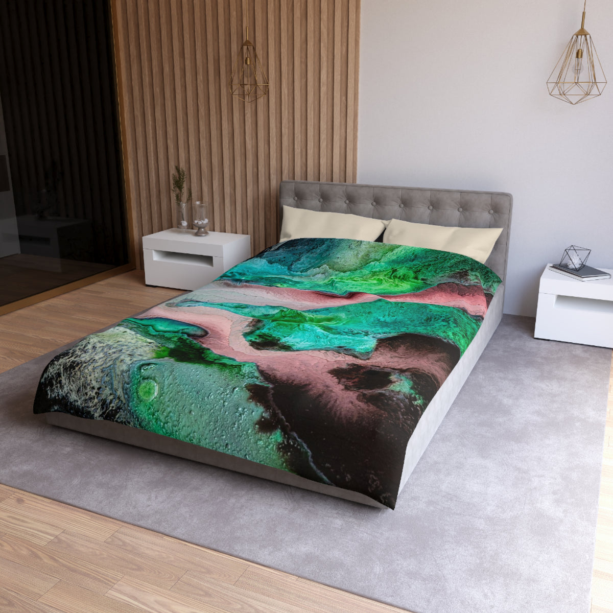 Colorful Abstract Duvet Cover "Kaleb Abstract 09"