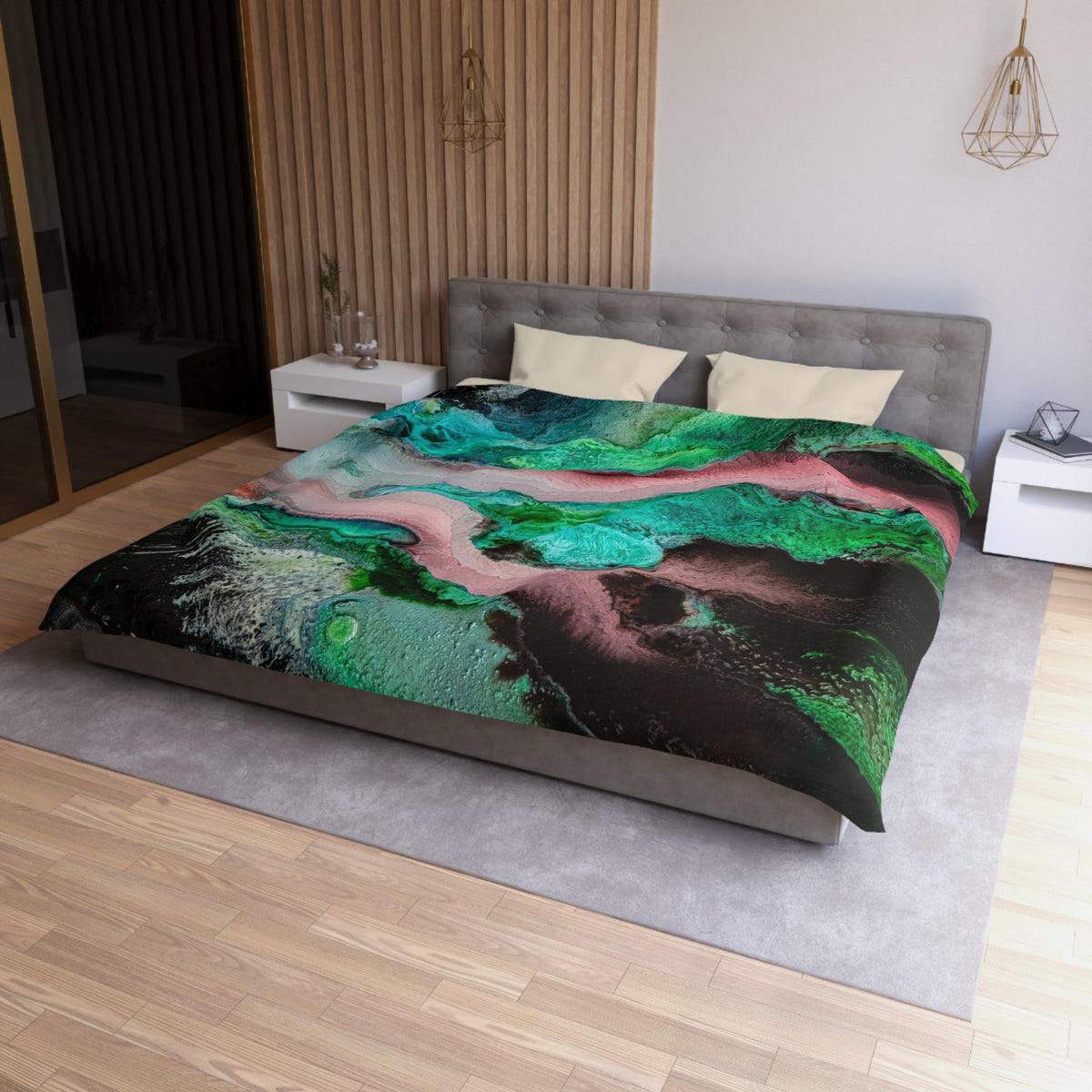 Colorful Abstract Duvet Cover "Kaleb Abstract 09"