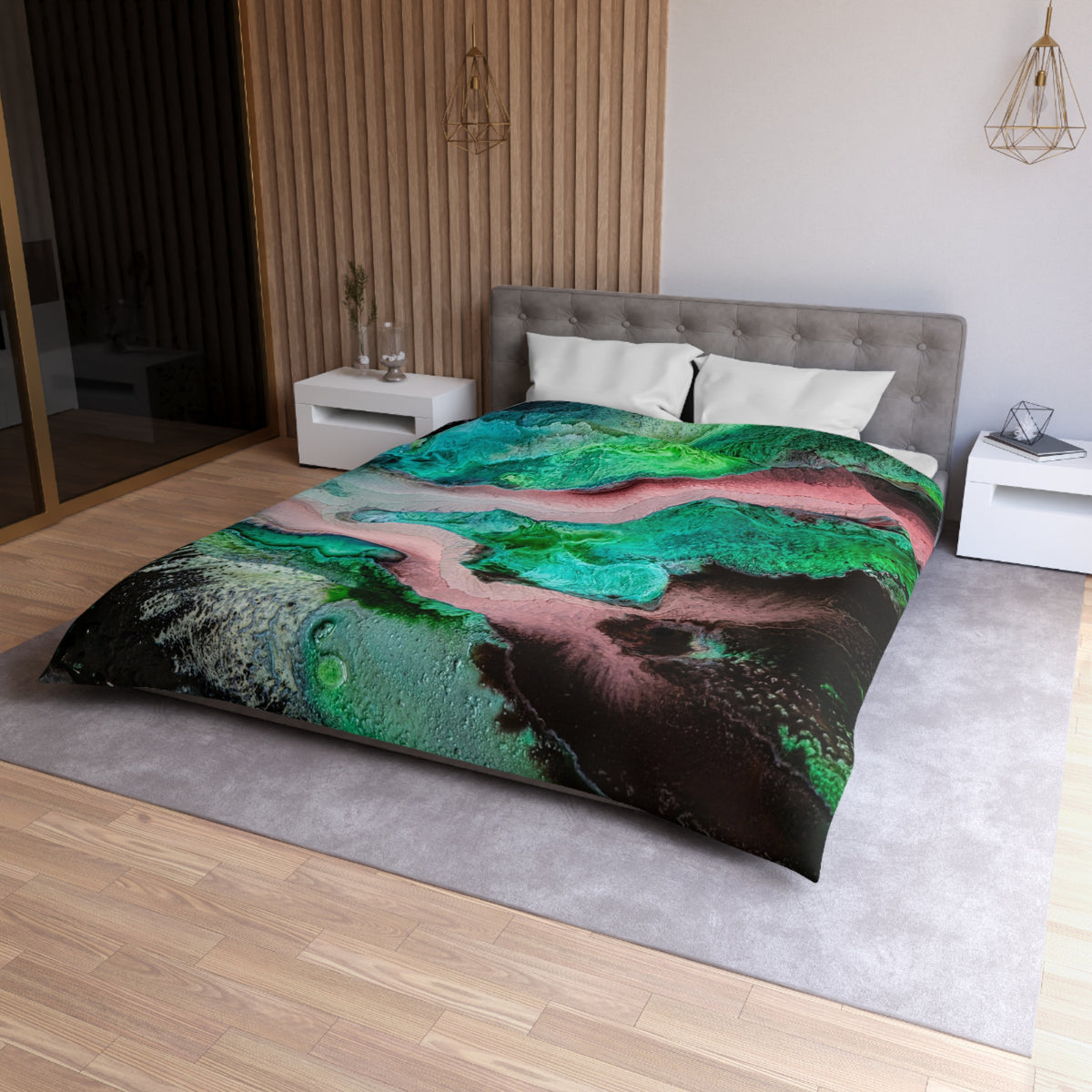 Colorful Abstract Duvet Cover "Kaleb Abstract 09"