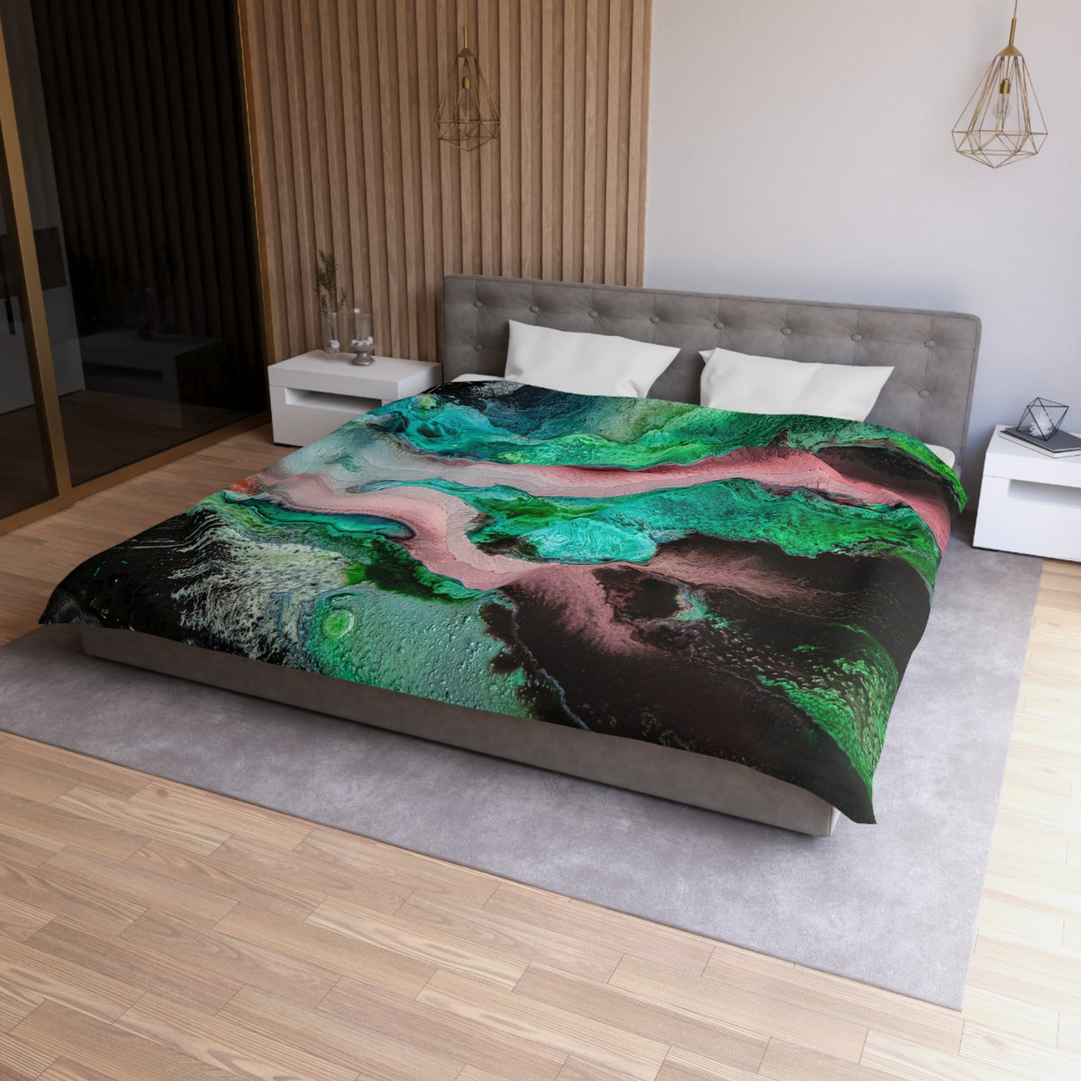 Colorful Abstract Duvet Cover "Kaleb Abstract 09"