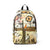 Original Intuitive Abstract Art Backpack "Whimsical City"