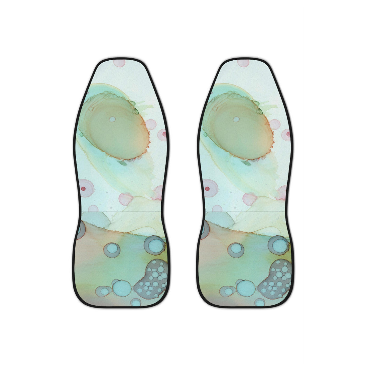 Original Organic Art on Car Seat Covers &quot;Universe Love&quot;