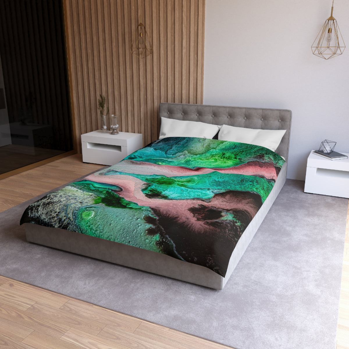 Colorful Abstract Duvet Cover "Kaleb Abstract 09"