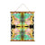 Whimsical Wood Slat Tapestry "Over The Rainbow pattern 2"