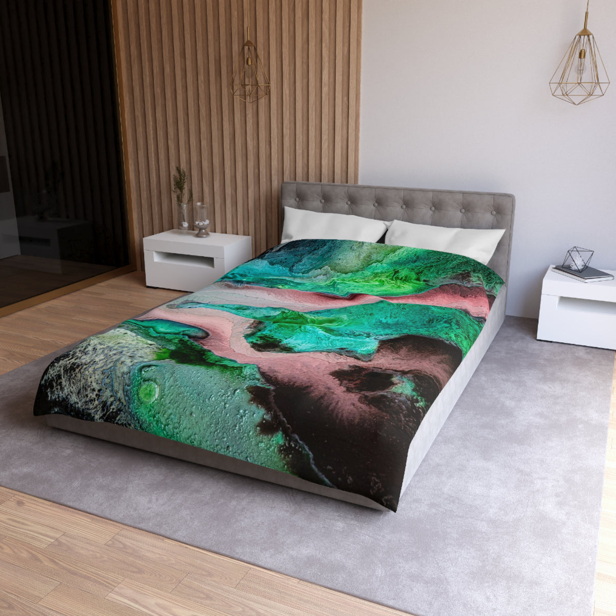 Colorful Abstract Duvet Cover "Kaleb Abstract 09"