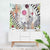 wall art tapestry 'a female hello'