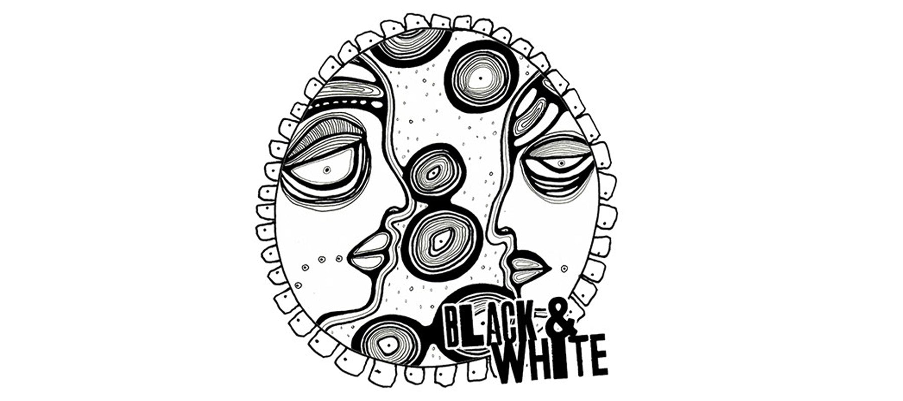 Black and white illustrations