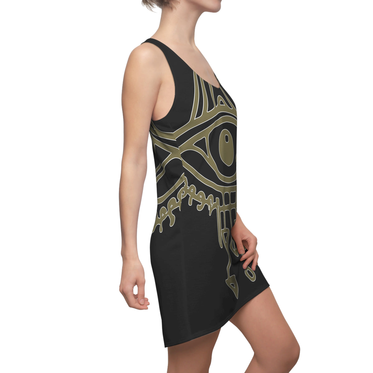 Mystical Boho Dreamcatcher Mini Above the Knee Racerback Dress