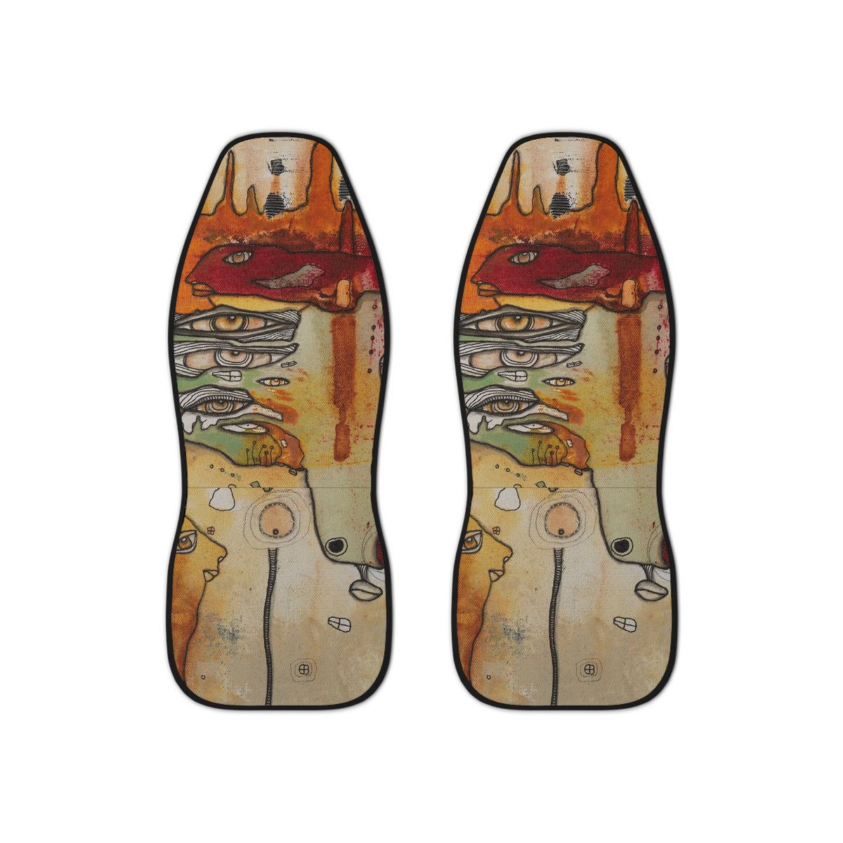 &quot;Meet me at sunset&quot; Funky Car Seat Covers