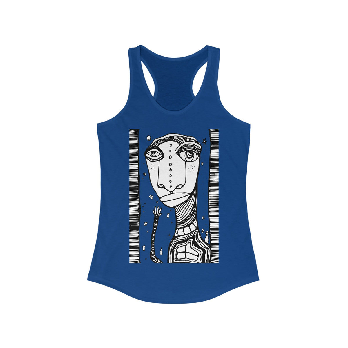 &quot;Hey Friends&quot; Women&#39;s Racerback Tank Original Coffee Stained Art by CCambrea