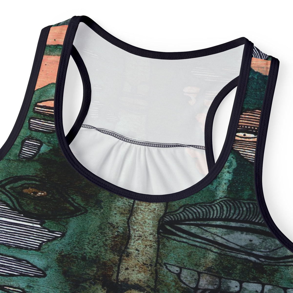 &quot;Trapped&quot; Tank Top Original Painting by C.Cambrea