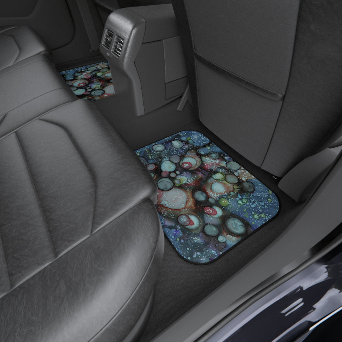 &quot;Galaxy A&quot; Car Mats Set of 4 Abstract Watercolor SUV Car Mat