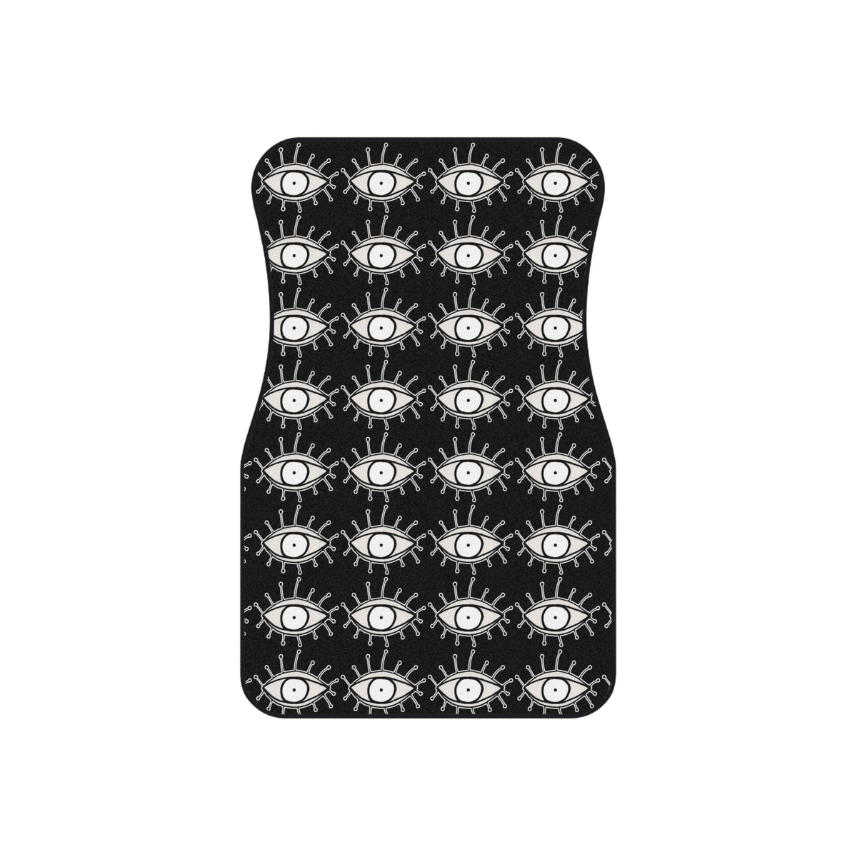 &quot;Lashes&quot; Set of 4 Car Floor Mats Gothic Theme