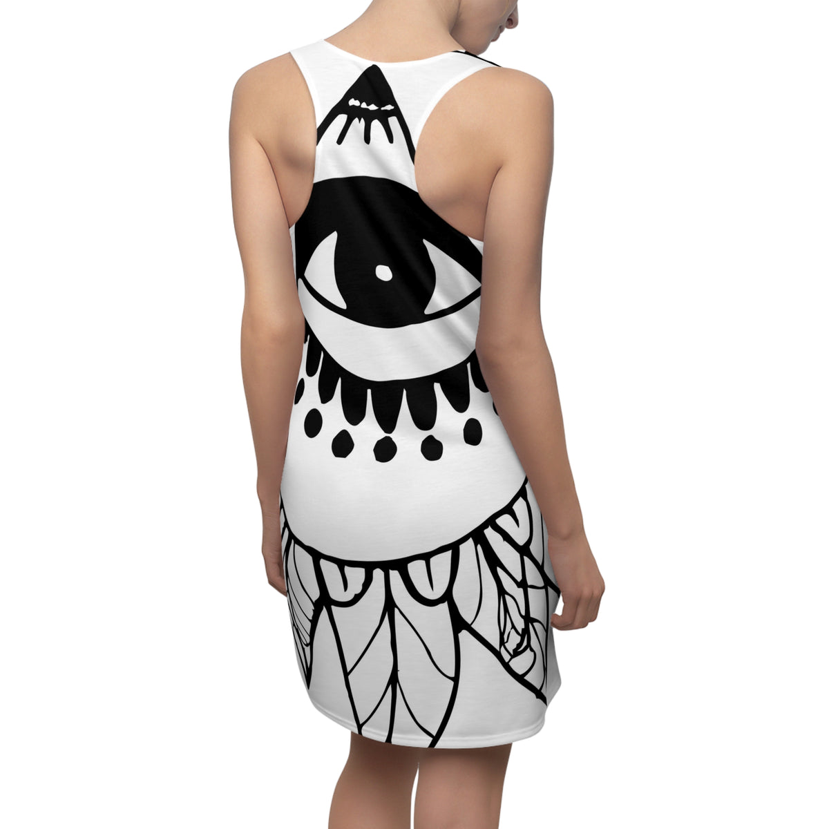 Mystical Boho Third Eye Mini Racerback Dress