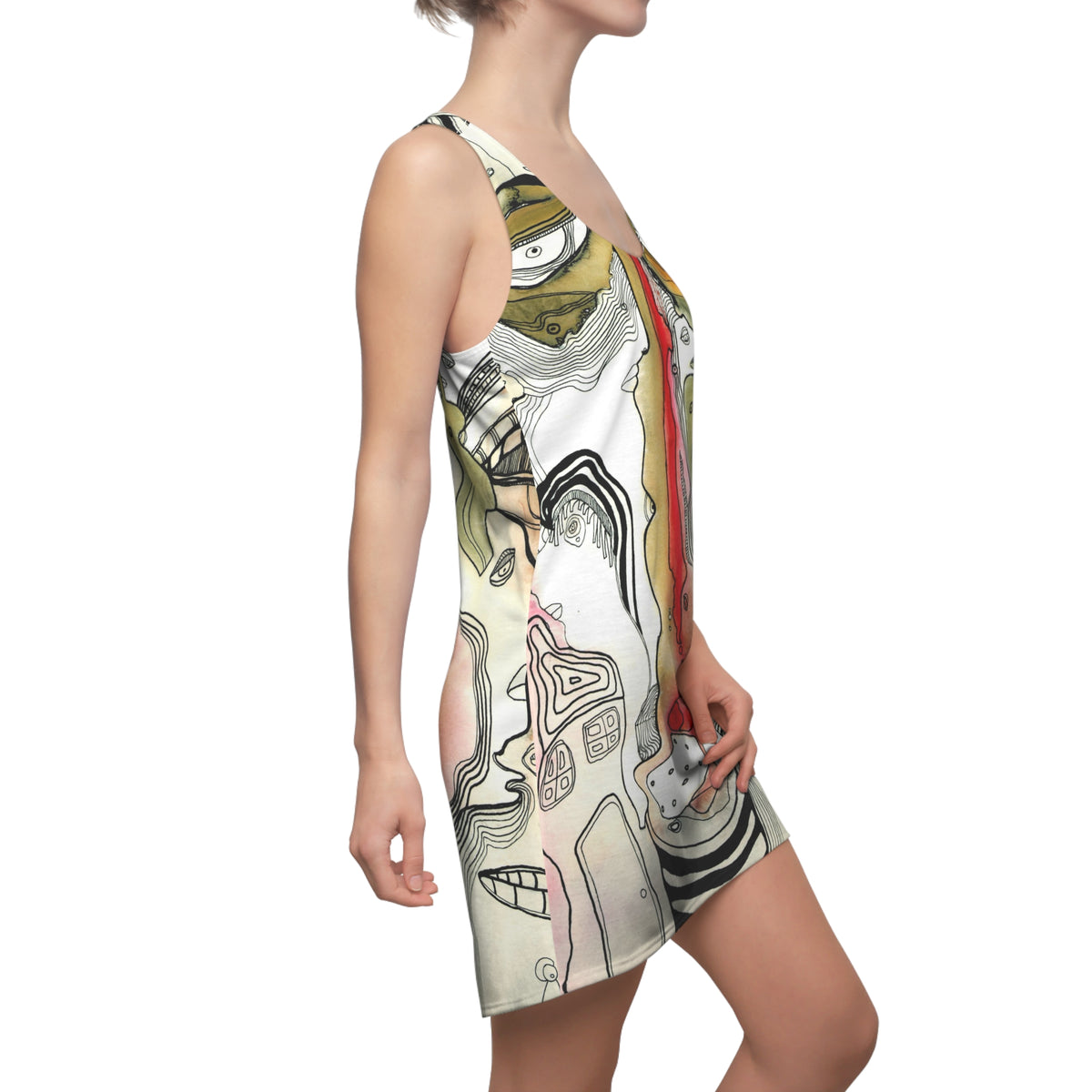 &quot;Complicated&quot; Racerback Mini Dress Maximalist Fashion