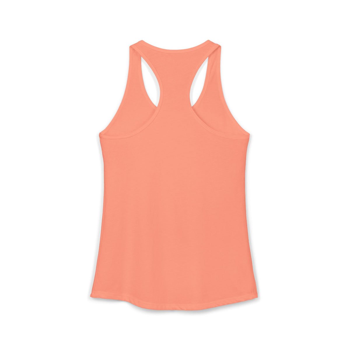 Professional Overfeeler racerback tank top by C.Cambrea, back view on model