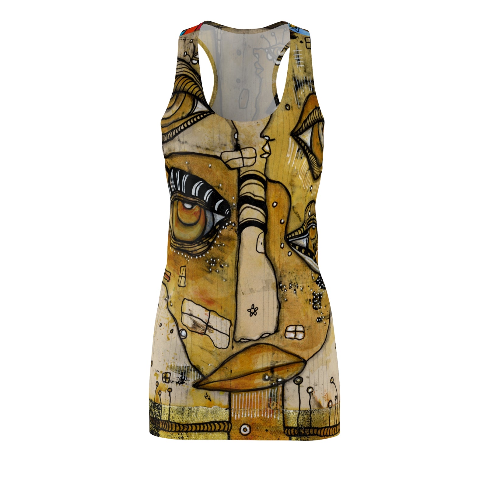 Tank Dress 'Neutral Unusual' — front view