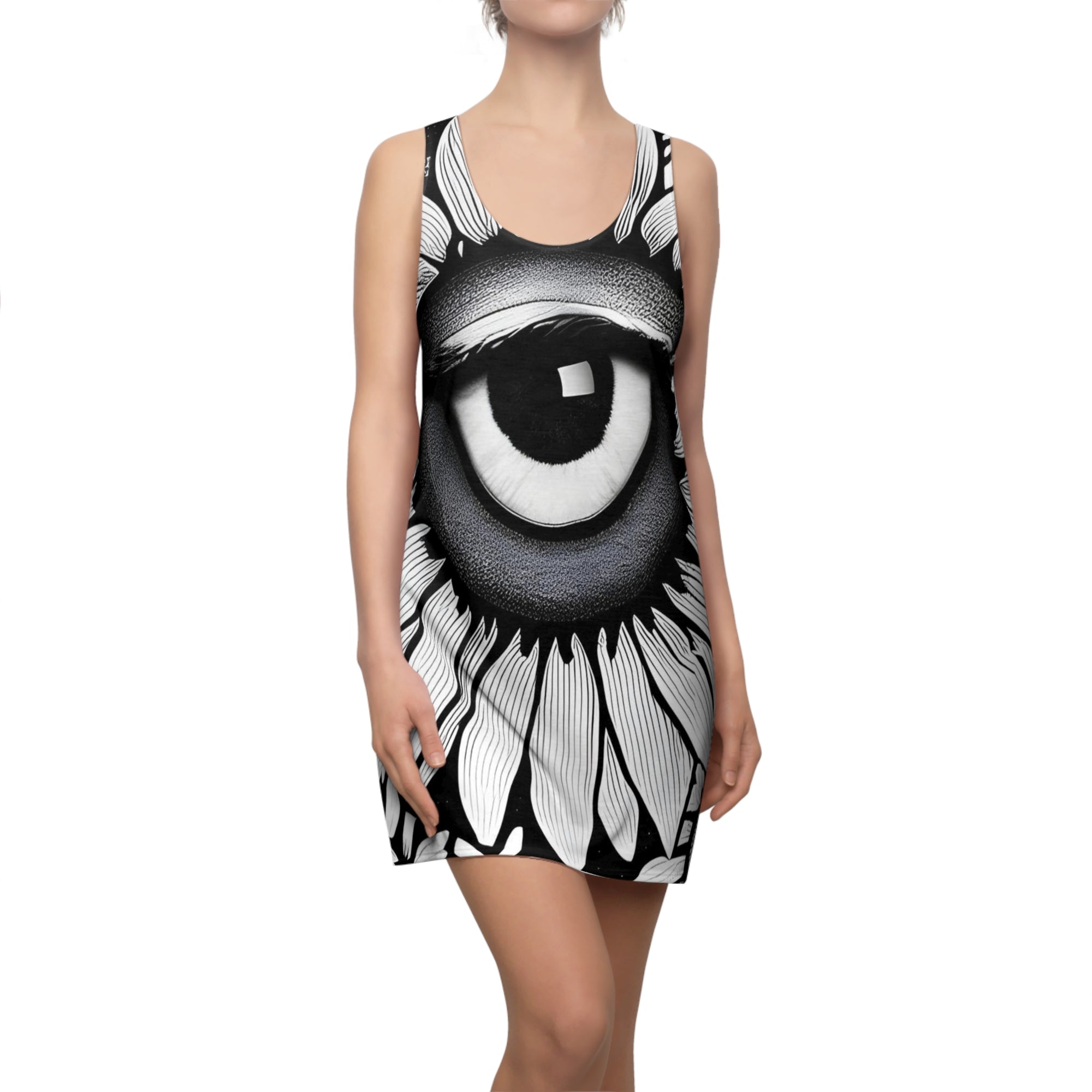 Mystical Third Eye, Evil Eye Racerback Mini Dress