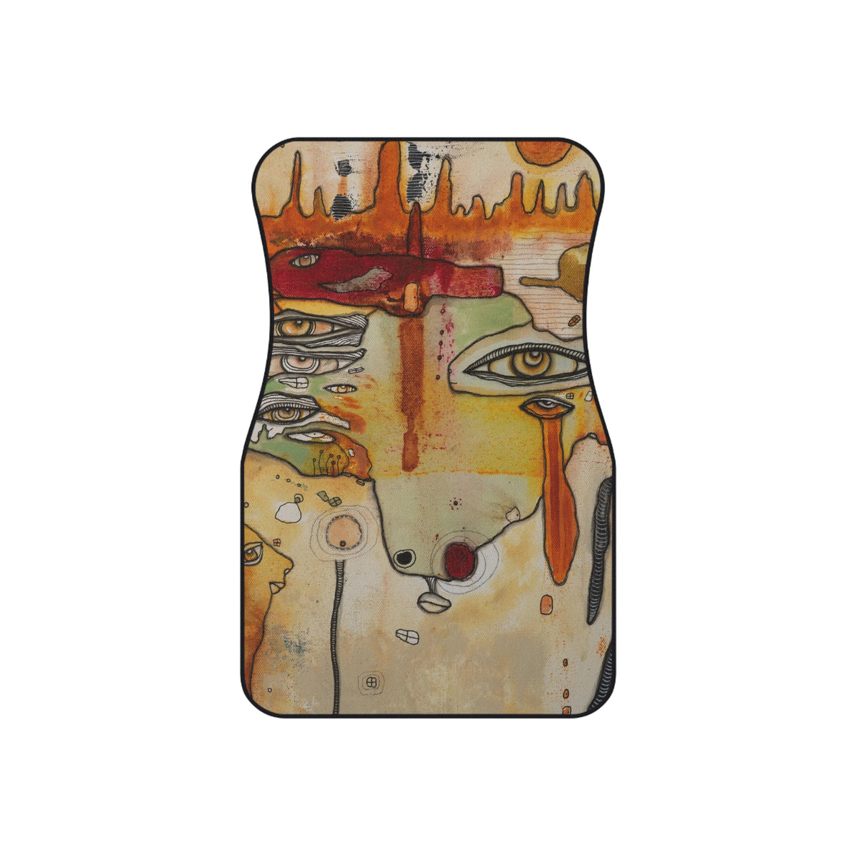 &quot;Meet Me at Sunset&quot; Original Artwork Car Floor Mat