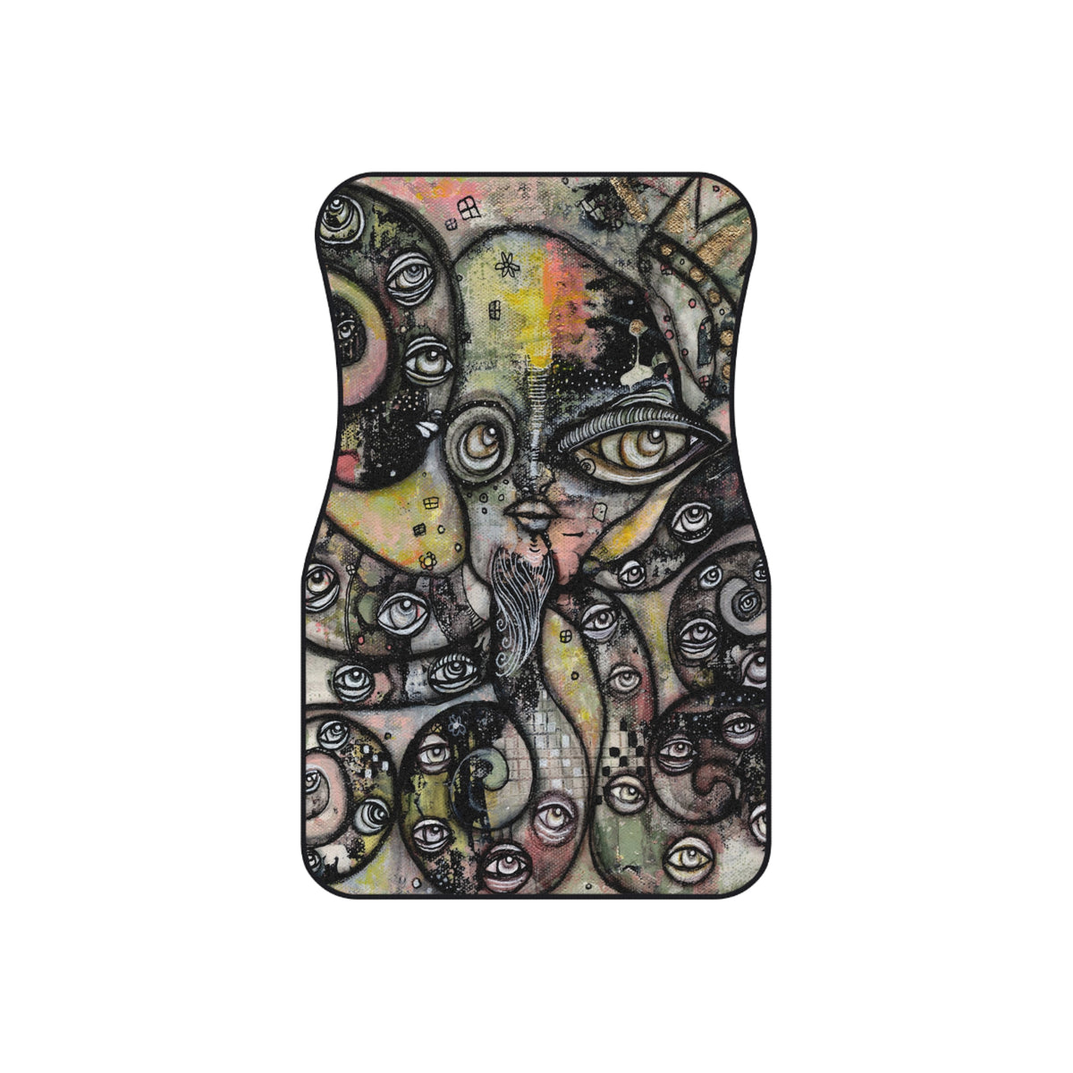 &quot;Octopus Queen&quot; Car Mats Set of 4 Ocean Beach Theme Car Mats