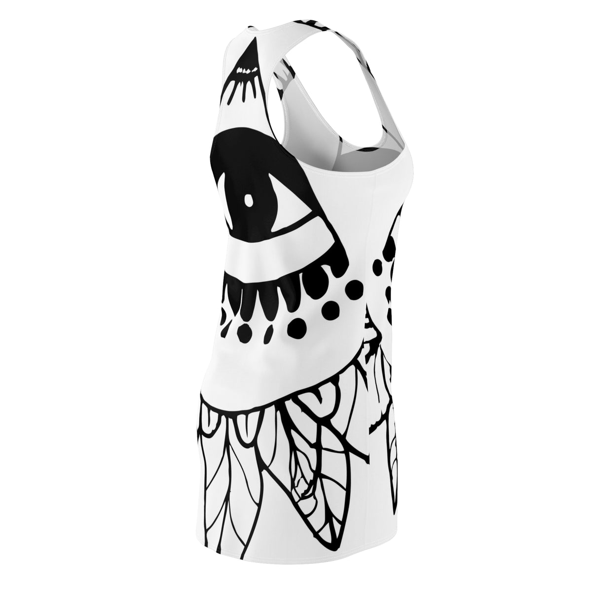 Mystical Boho Third Eye Mini Racerback Dress