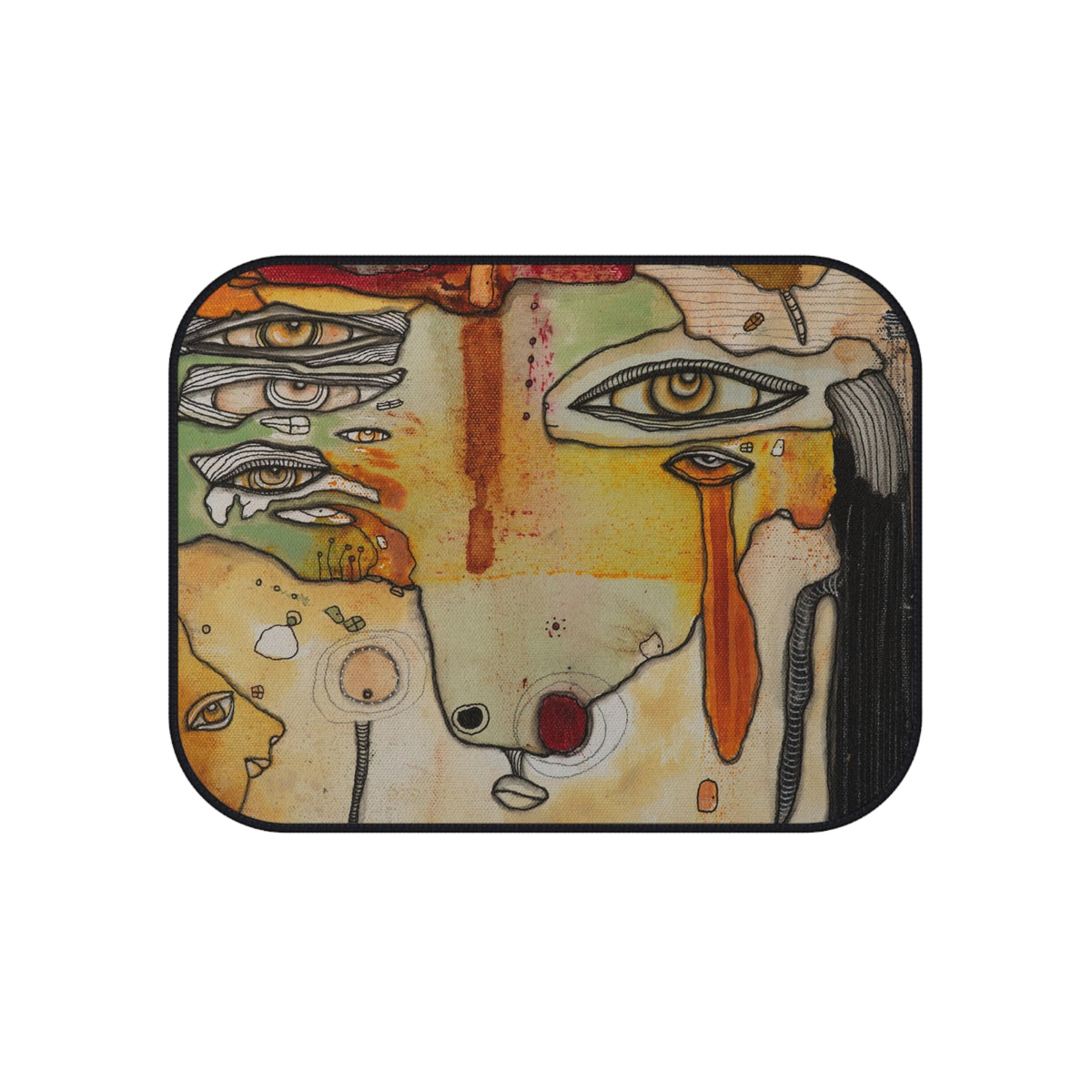 &quot;Meet Me at Sunset&quot; Original Artwork Car Floor Mat