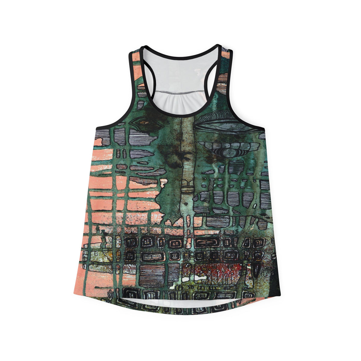 &quot;Trapped&quot; Tank Top Original Painting by C.Cambrea