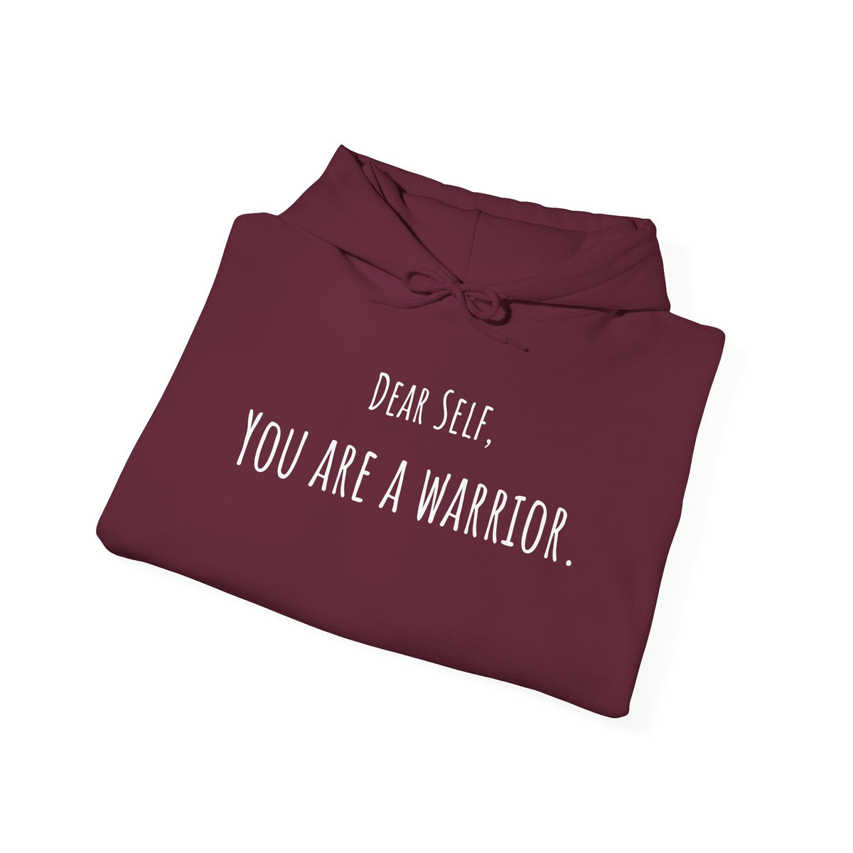 Dear Self, You Are a Warrior hoodie by C.Cambrea, side view