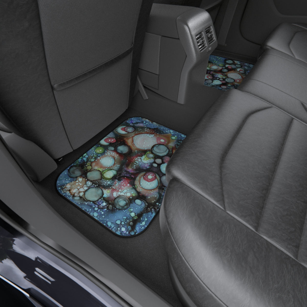&quot;Galaxy A&quot; Car Mats Set of 4 Abstract Watercolor SUV Car Mat