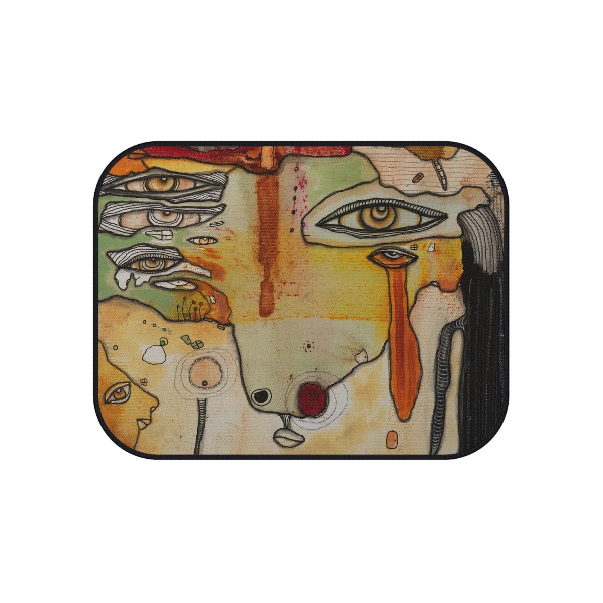 &quot;Meet Me at Sunset&quot; Original Artwork Car Floor Mat
