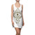 Dreamcatcher Boho Mini Racerback Tank Dress Mystical Evil Eye Third Eye Design