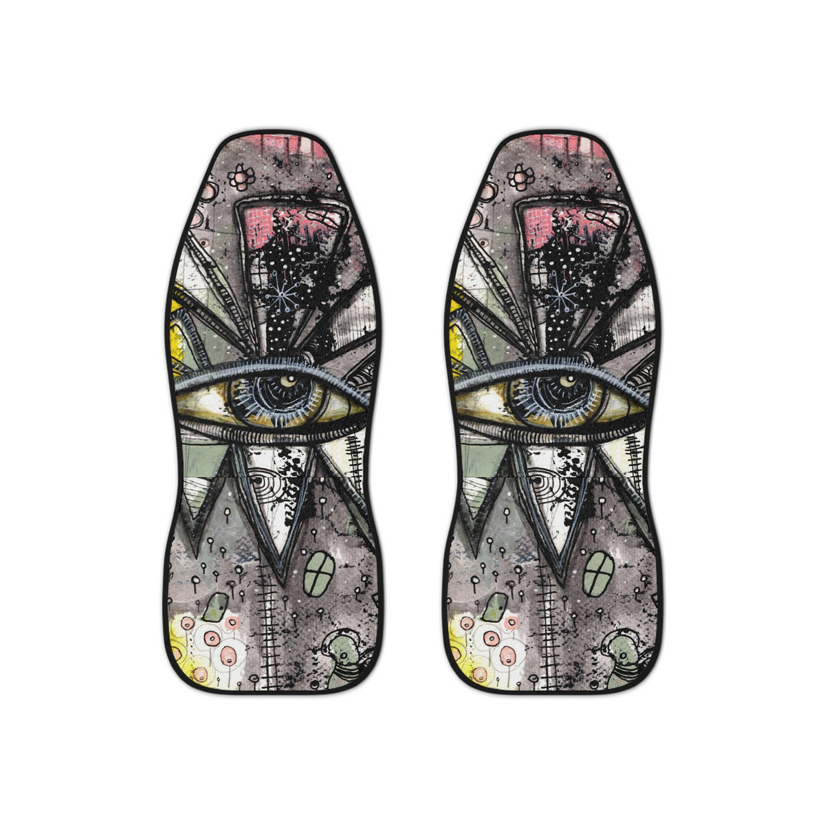 &quot;Written in the Stars V2&quot; Original Artwork on Funky Car Seat Covers