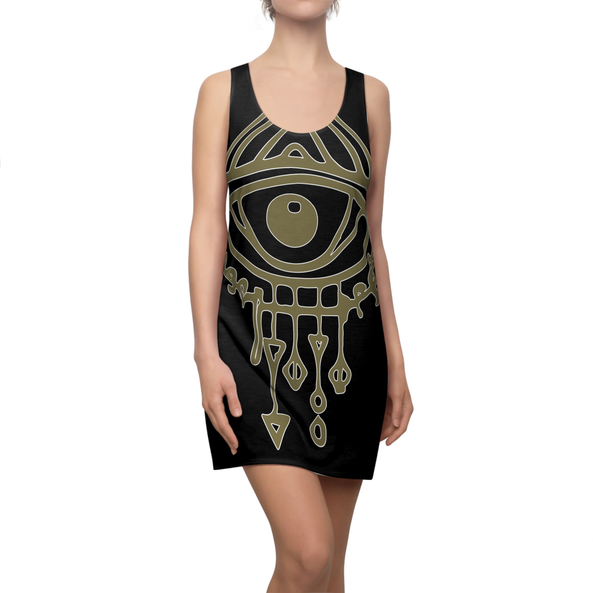 Mystical Boho Dreamcatcher Mini Above the Knee Racerback Dress