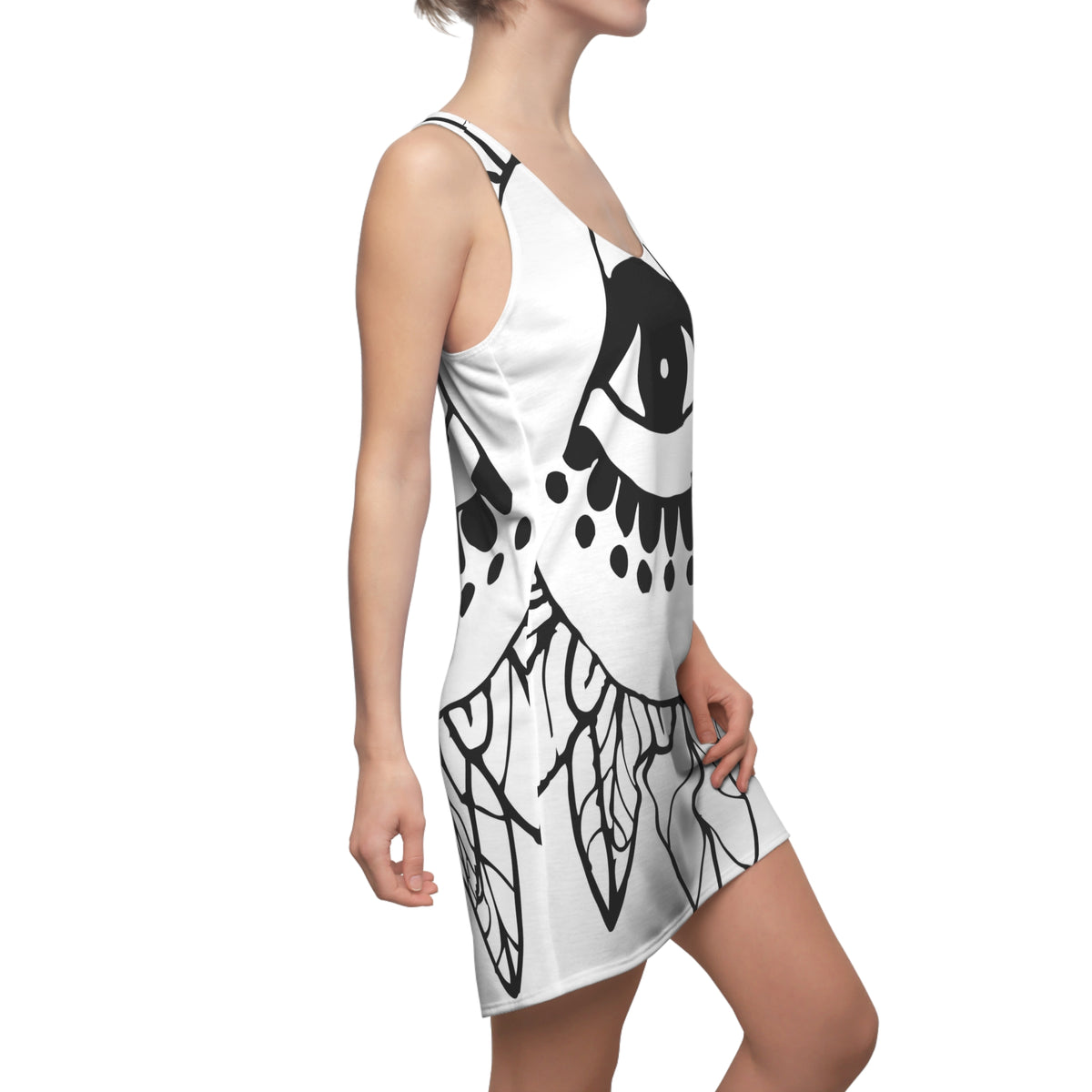 Mystical Boho Third Eye Mini Racerback Dress