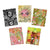 Art Greeting Cards 5 Pack Set with Envelopes Trippy Intuitive Mixed Media Artwork Psychedelic Colorful Unique - Frame them Blank Inside