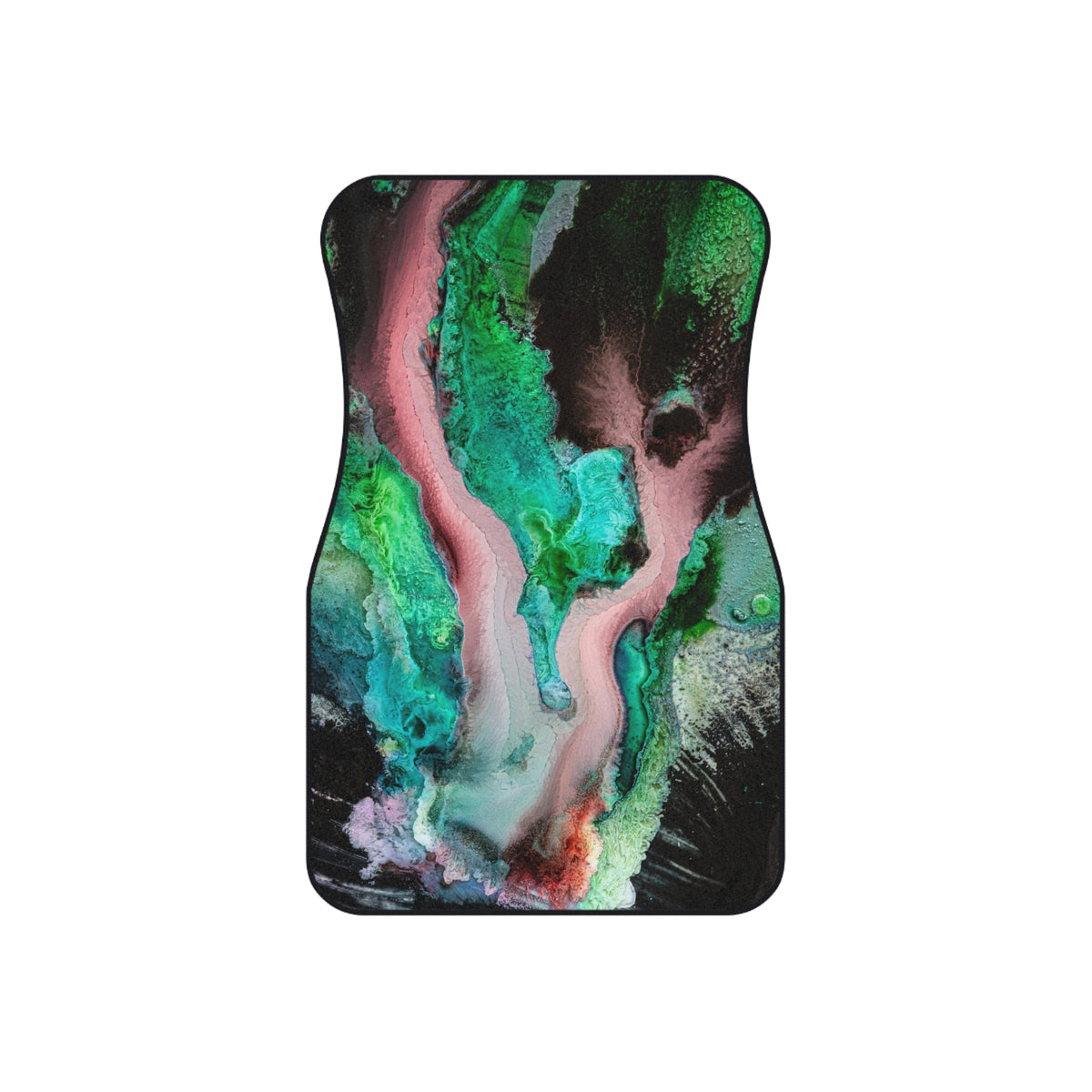 Colorful Car Mats Set of 4 Abstract Watercolor Art Car Mat