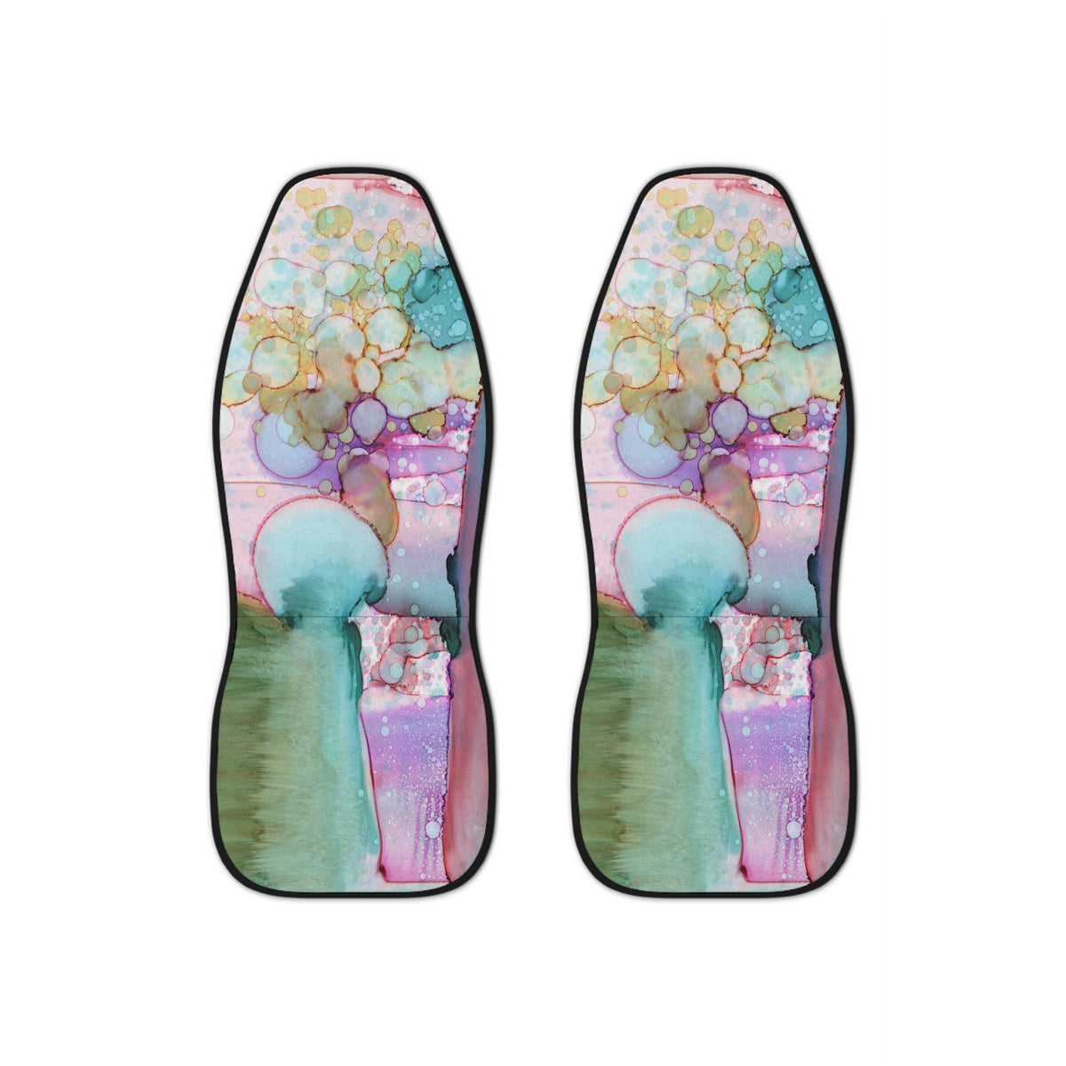 &quot;Elephant and Me&quot; Colorful Boho Hippie car seat cover