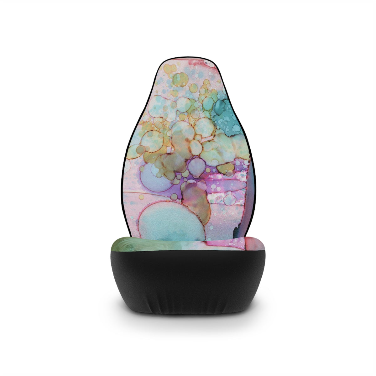 &quot;Elephant and Me&quot; Colorful Boho Hippie car seat cover