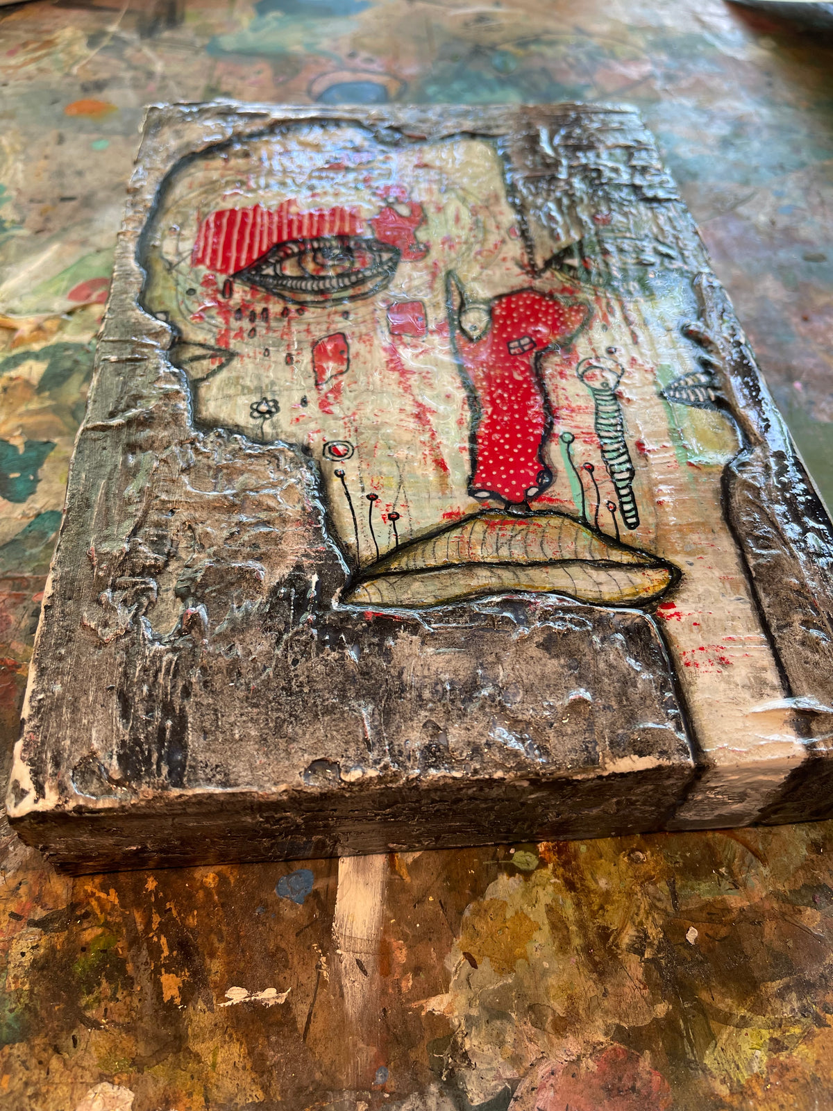 “That kinda day&quot; Original art on wood