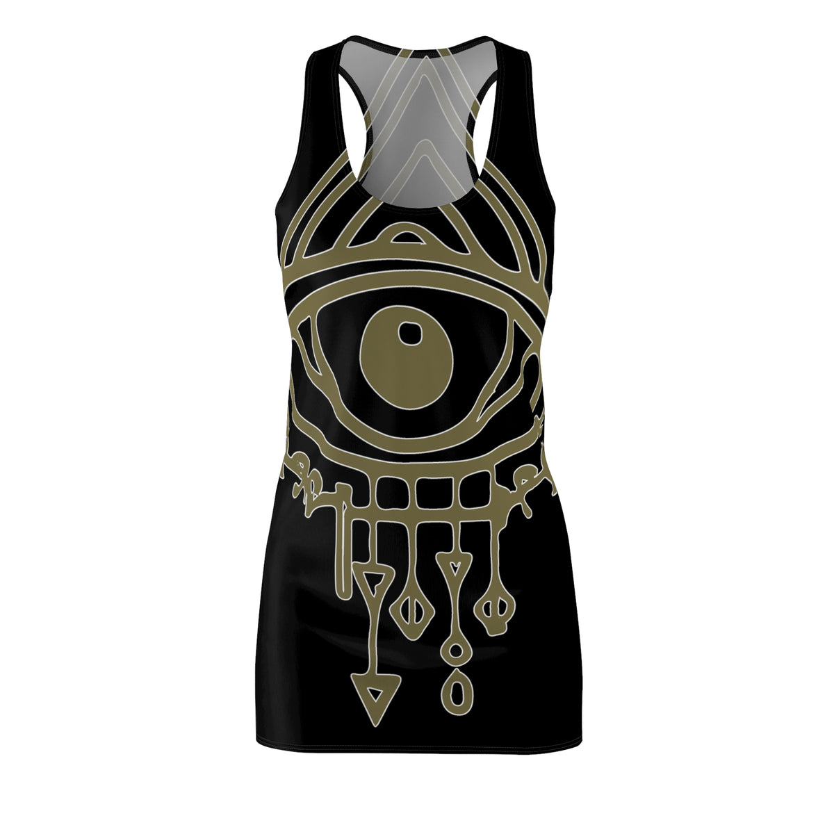 Mystical Boho Dreamcatcher Mini Above the Knee Racerback Dress