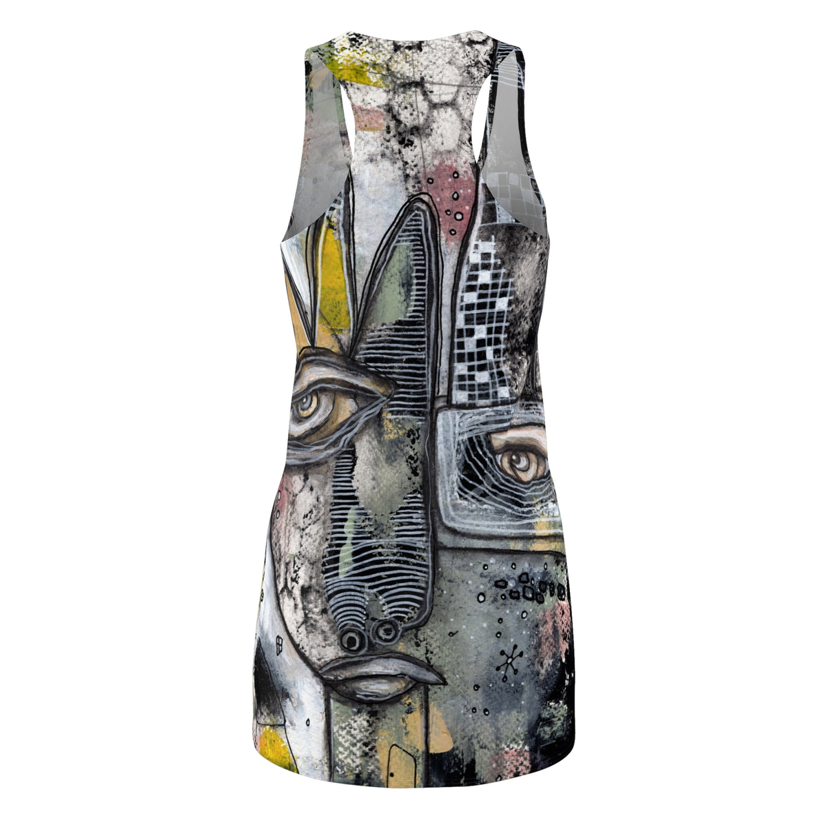 &quot;Written in the Stars&quot; Dark Goth Maximalist Fashion Racerback Dress