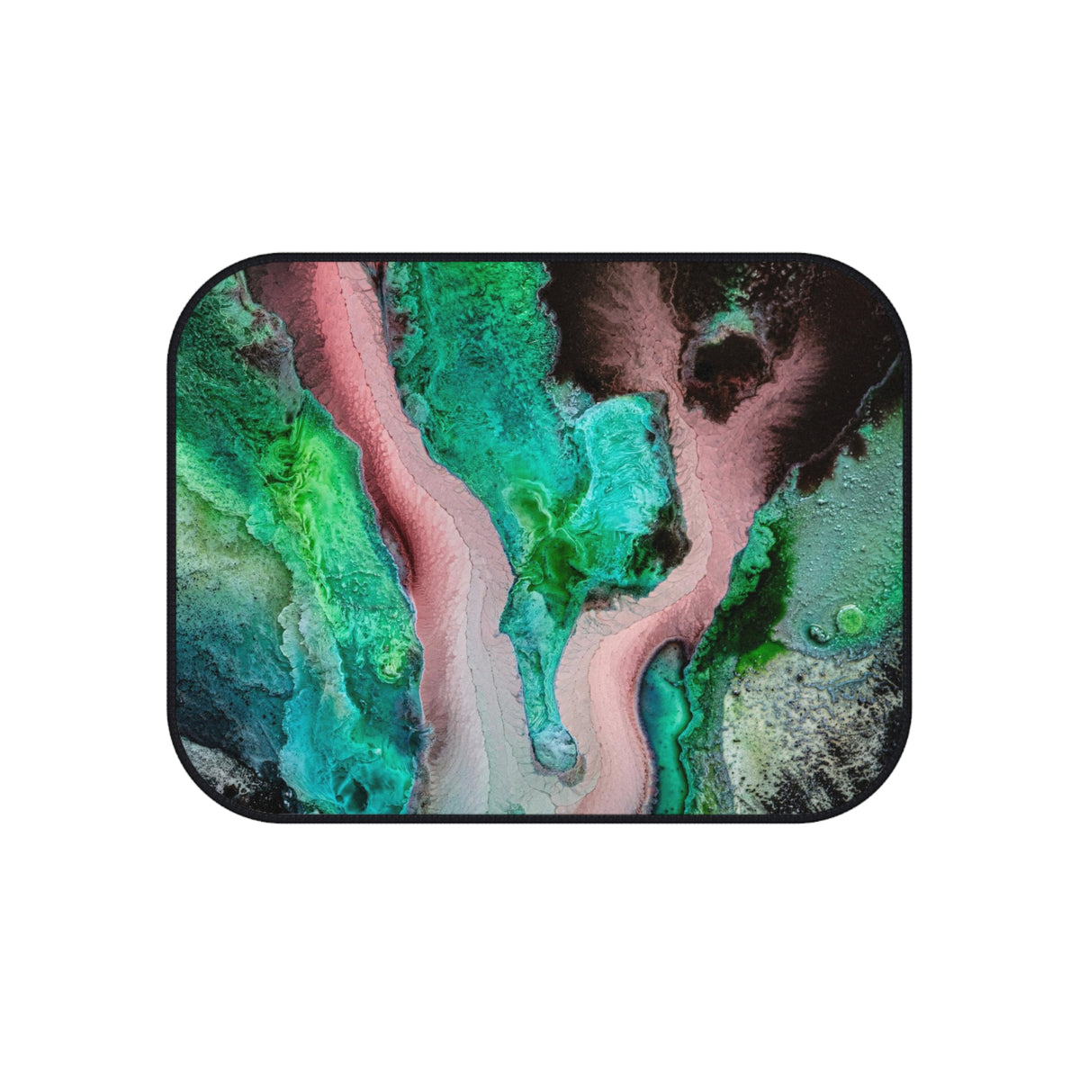 Colorful Car Mats Set of 4 Abstract Watercolor Art Car Mat