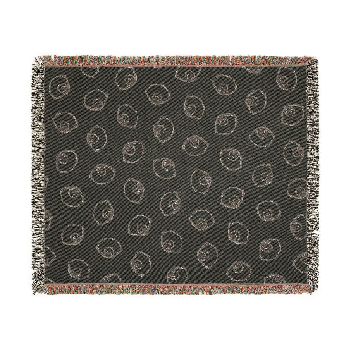 Woven Blanket with Abstract Eye Pattern for Living Room Sofa, Couch Throws, Bed Covers. Soft snuggles