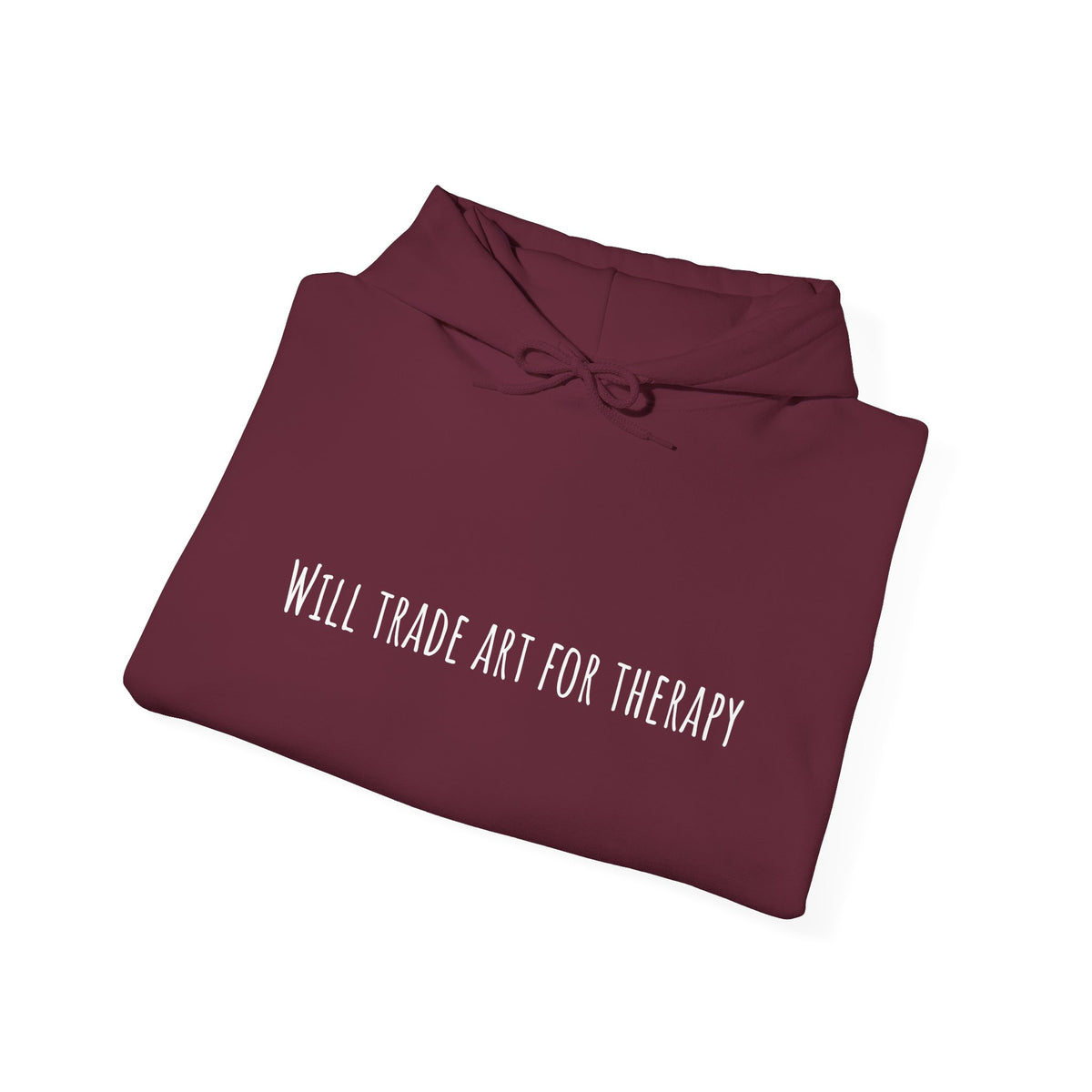 Will Trade Art For Therapy hoodie by C.Cambrea, side view